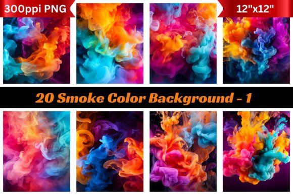 20 Smoke Color Backgrounds 1: A Visual Toolkit