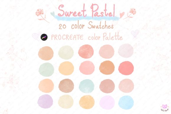 Beige Pink Procreate Color Palette: Soft Tones for Modern Design