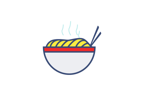 Chinese Food Icon (color) - 8: A Designer's Playful Toolkit