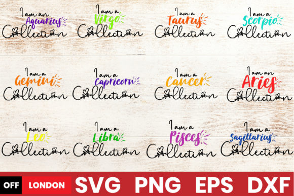 Color Coded Star Signs Bundle: Your Zodiac Design Toolkit