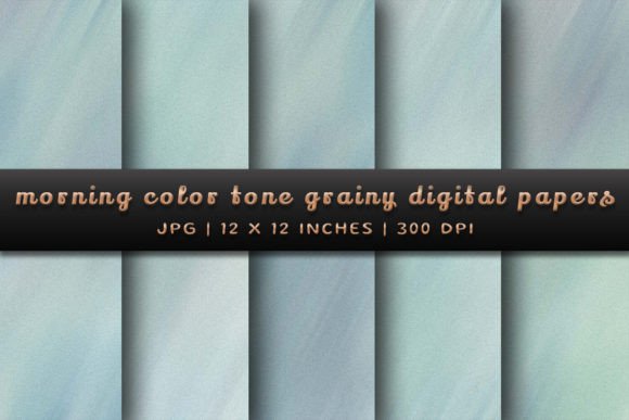 Elevate Your Creations with Morning Color Tone Digital Papers