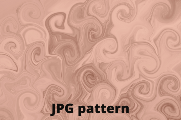 Exploring the Warmth of a Brown Color Swirl Paint Background