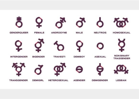 Gender Flat Color Icons Set: Modernizing Visual Communication