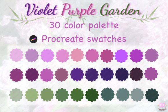 Purple Violet Procreate Color Palette: Deep Hues for Digital Artists