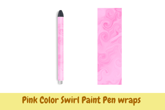 Unleashing Creativity with the Pink Color Swirl Paint Pen Wrap PNG